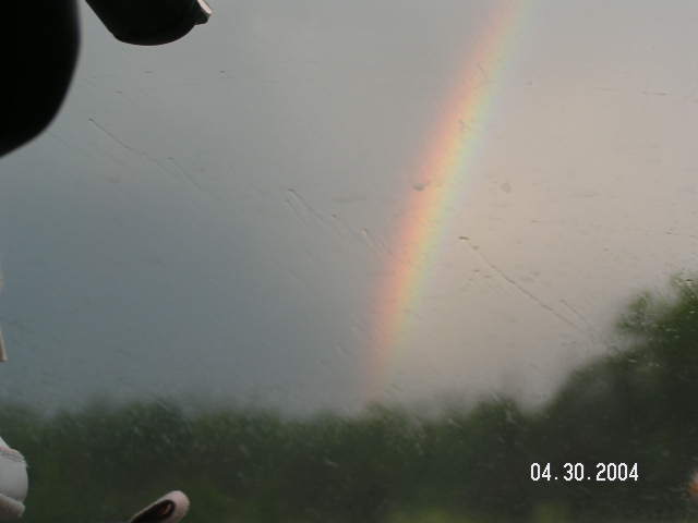 rainbow - taken on our way from fla one trip