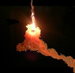 Candle - Picture of a candle and I have done some minor changes using Photoshop.