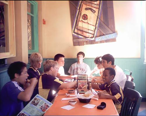 San Ramon Tournament - We went out to eat after our first game in San Ramon Ca for the Halloween Weekend.