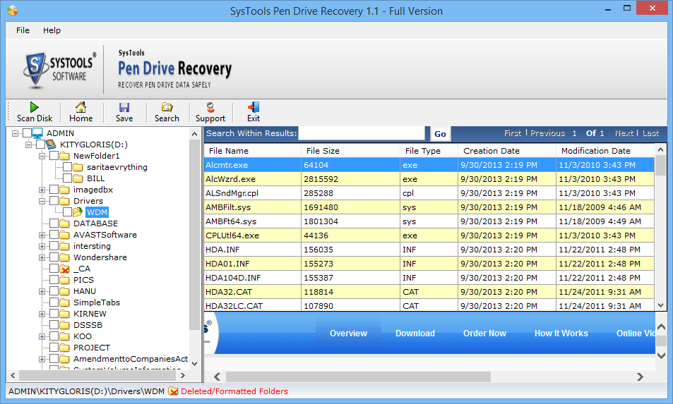 Preview of Recovered Items Preview of Recovered Items