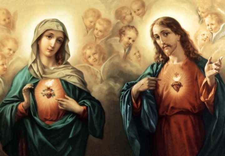 Sacred Hears: Mary & Jesus