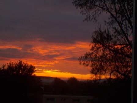 Sunrise viewed from my window
