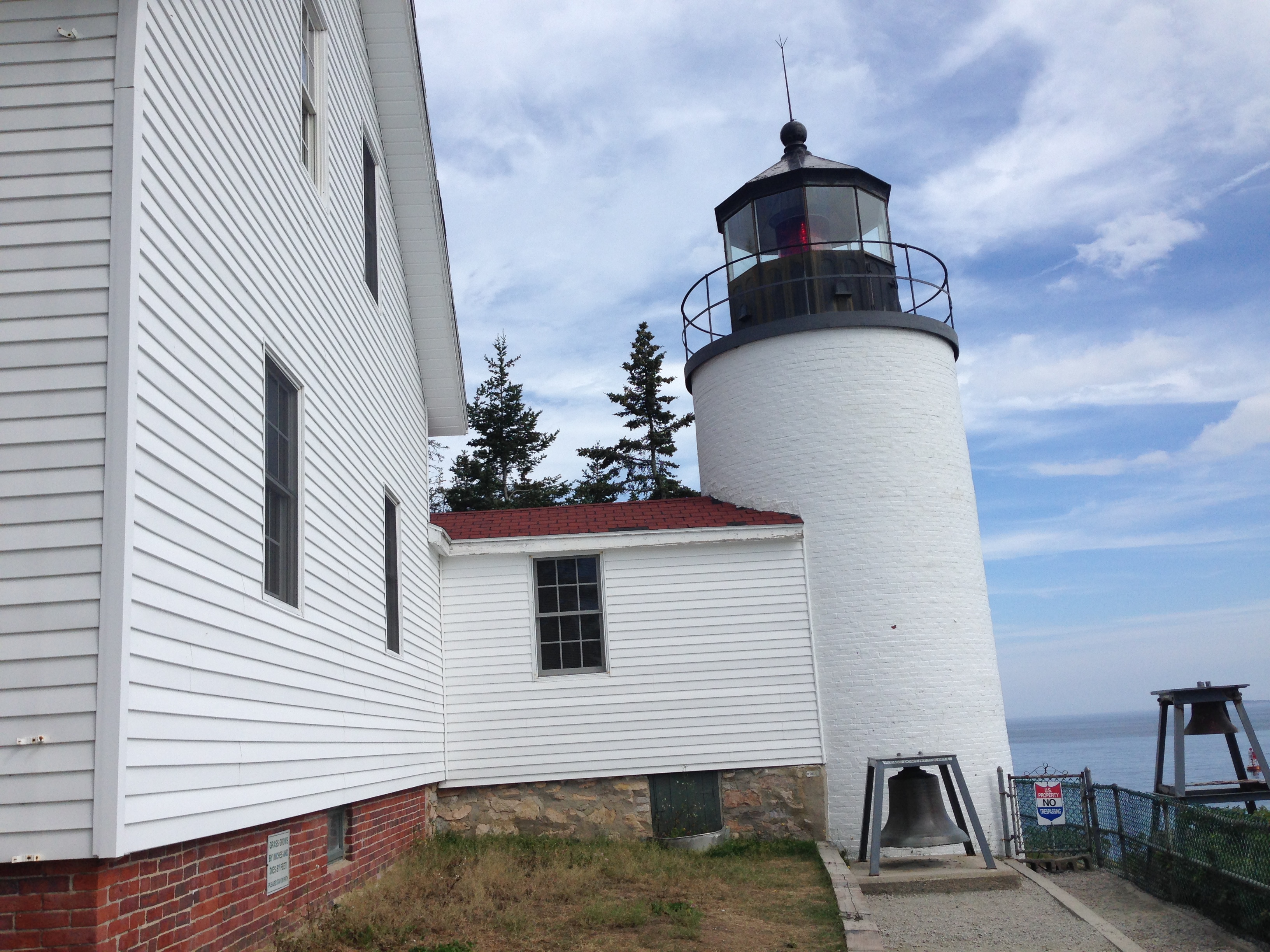 This is one of the many lighthouses that we visit.
