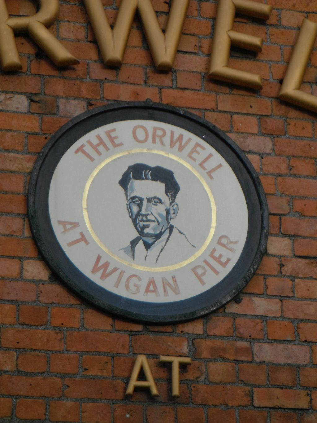 Pub Sign Study – The George Orwell At Wigan Pier - taken by me Pub Sign Study – The George Orwell At Wigan Pier - taken by me
