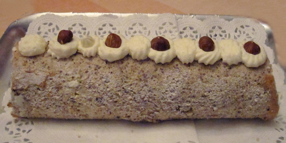 Hazelnut cake - personal photo by Anna (@LadyDuck)
