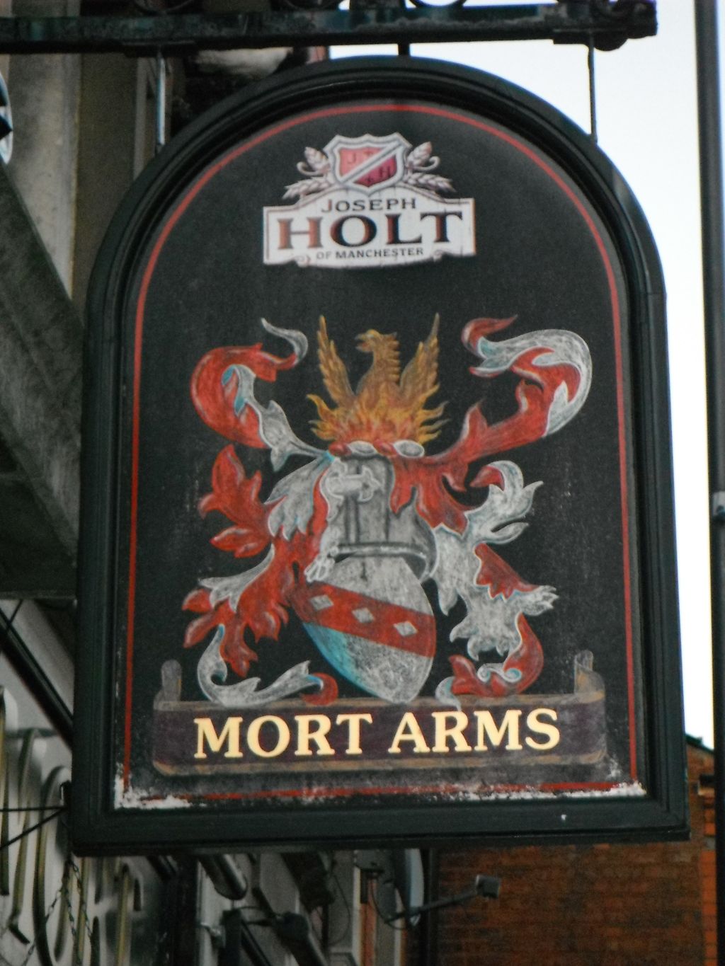 Pub Sign Photo Study – The Mort Arms – Tyldesley, Lancashire - Taken by me Pub Sign Photo Study – The Mort Arms – Tyldesley, Lancashire - Taken by me