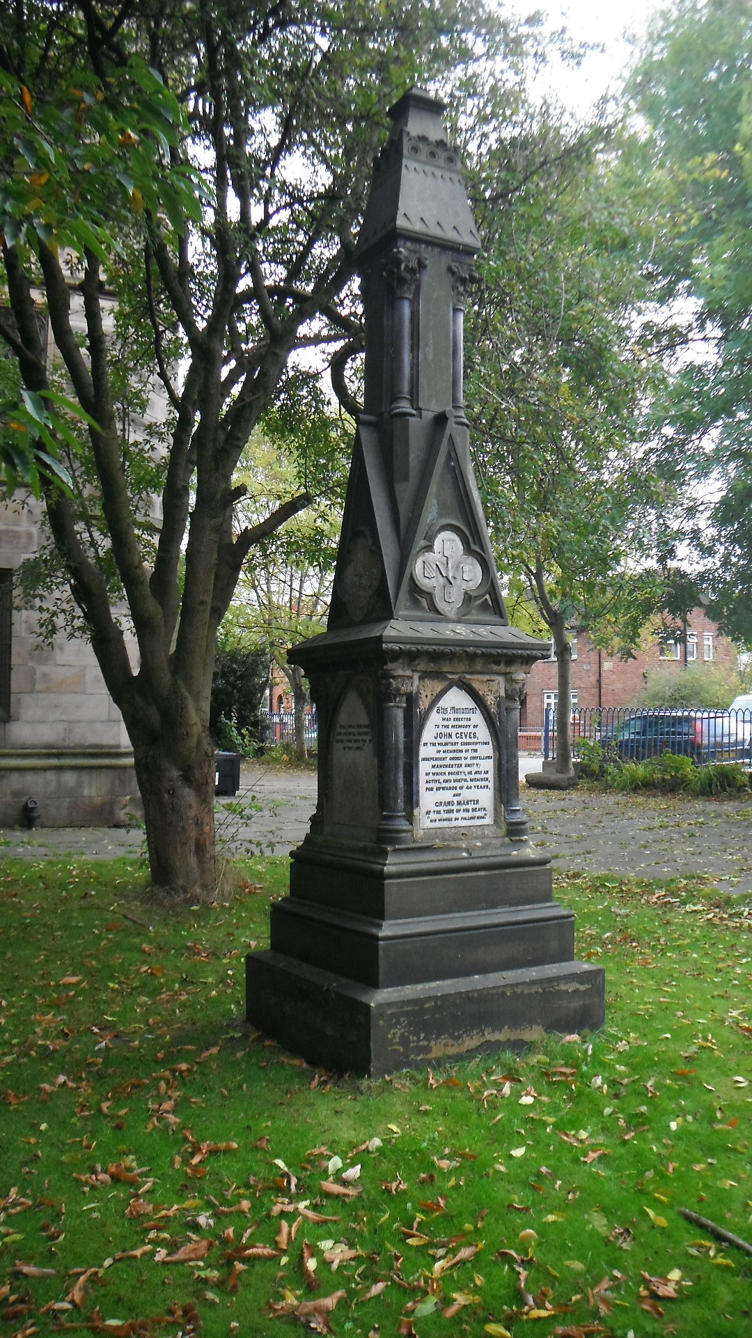 Grave marker, All Saints church yard, Newton Heath, Manchester, taken by me Grave marker, All Saints church yard, Newton Heath, Manchester, taken by me