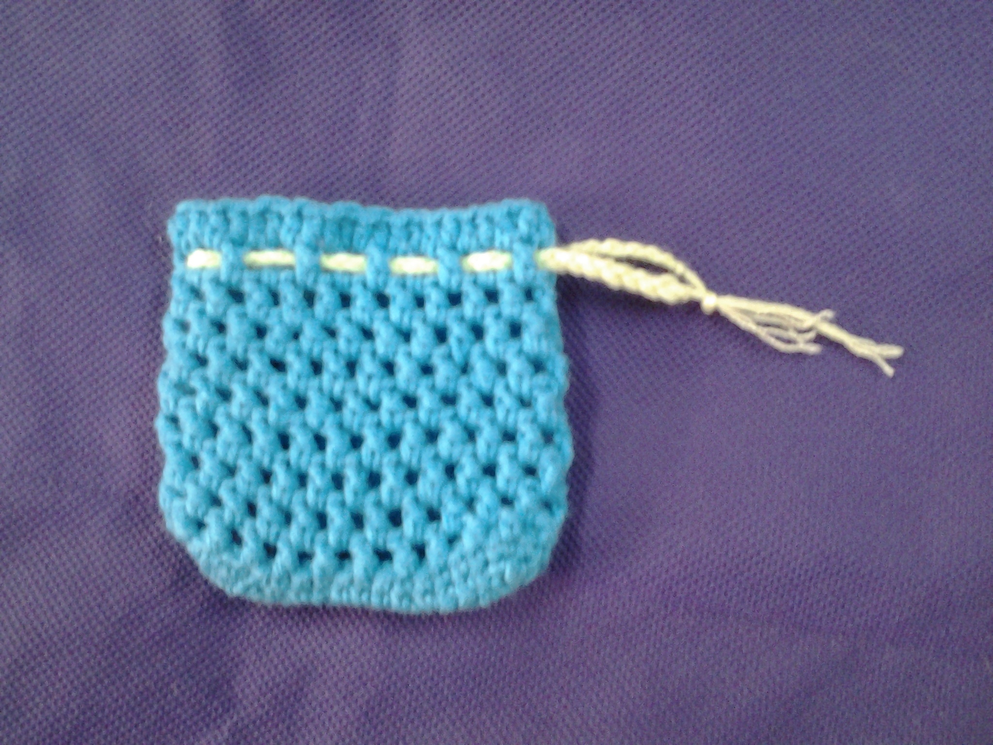 My crocheted soap saver