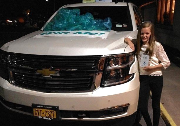 Teen wins Raffle Teen wins Raffle