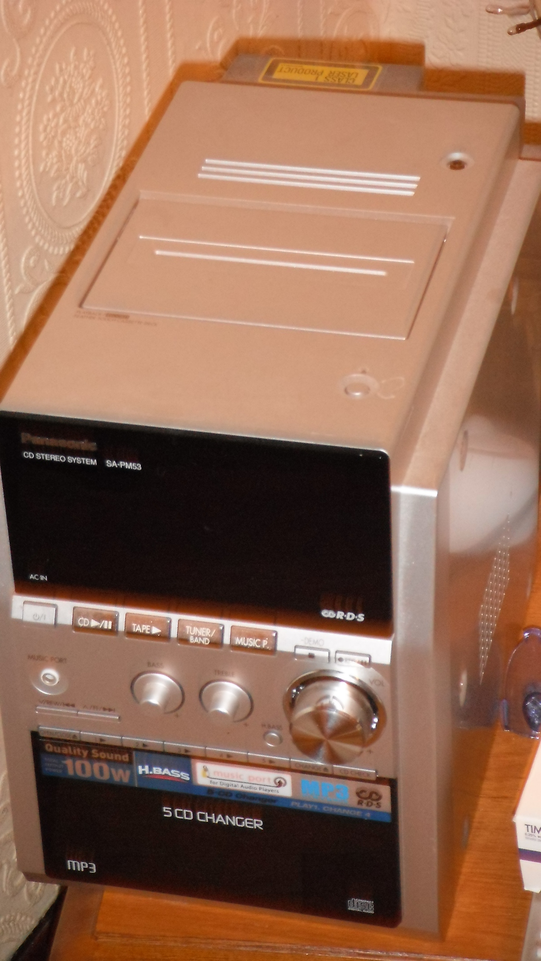 Photo – my music system at home, taken by me. Photo – my music system at home, taken by me.