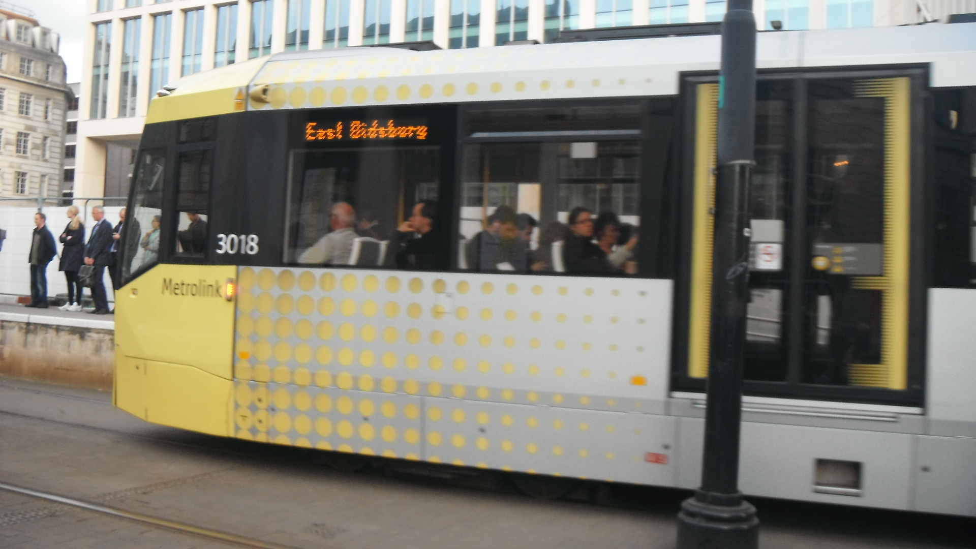 Photo – Metrolink tram, taken by me. Photo – Metrolink tram, taken by me.