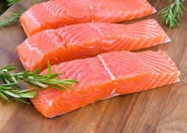 raw salmon