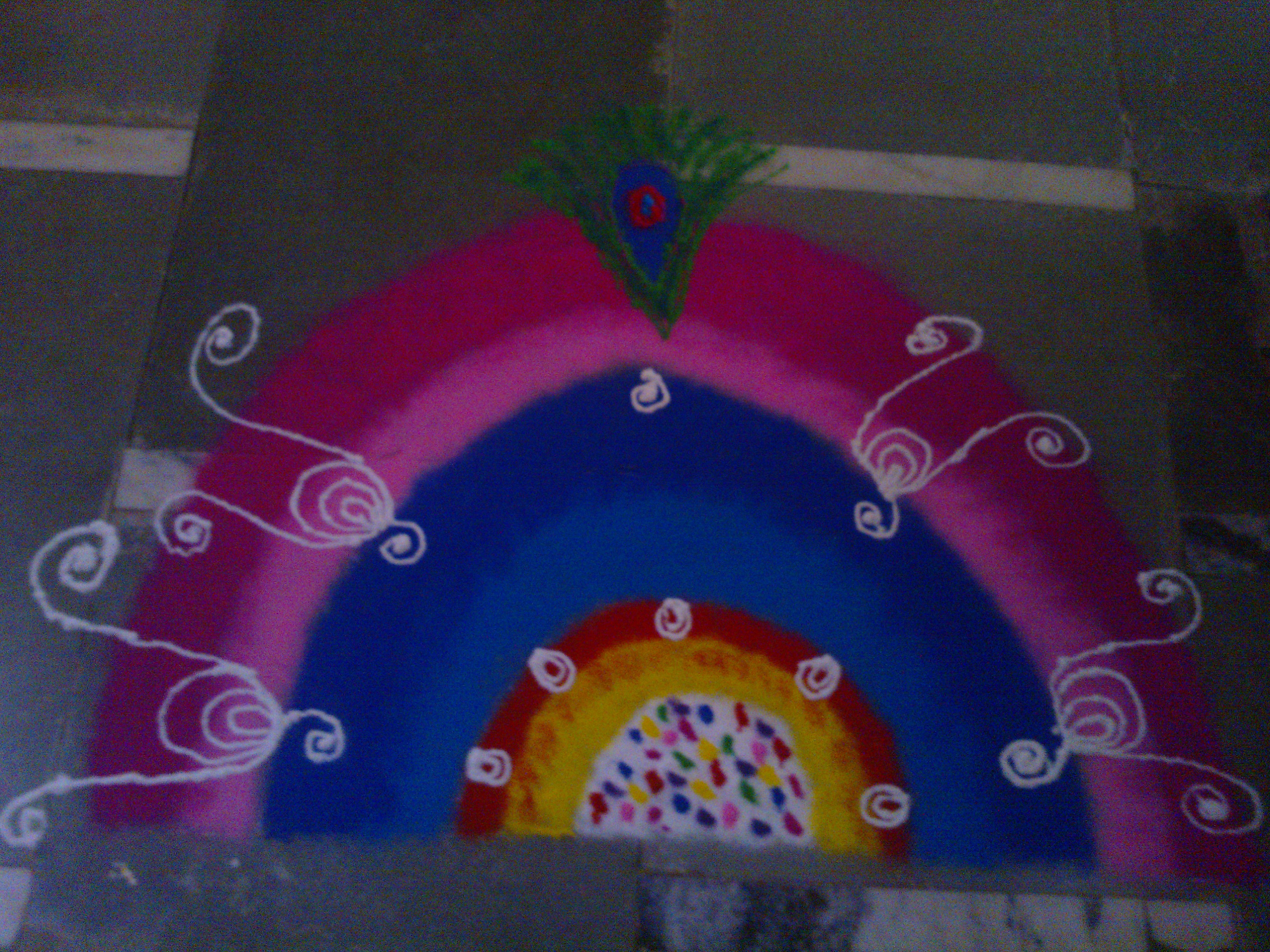 my rangoli 2 ( choti diwali)