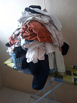 The laundry is mounting... The laundry is mounting...