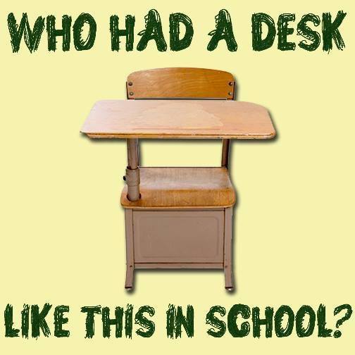 Who Had a Desk Like This in School?