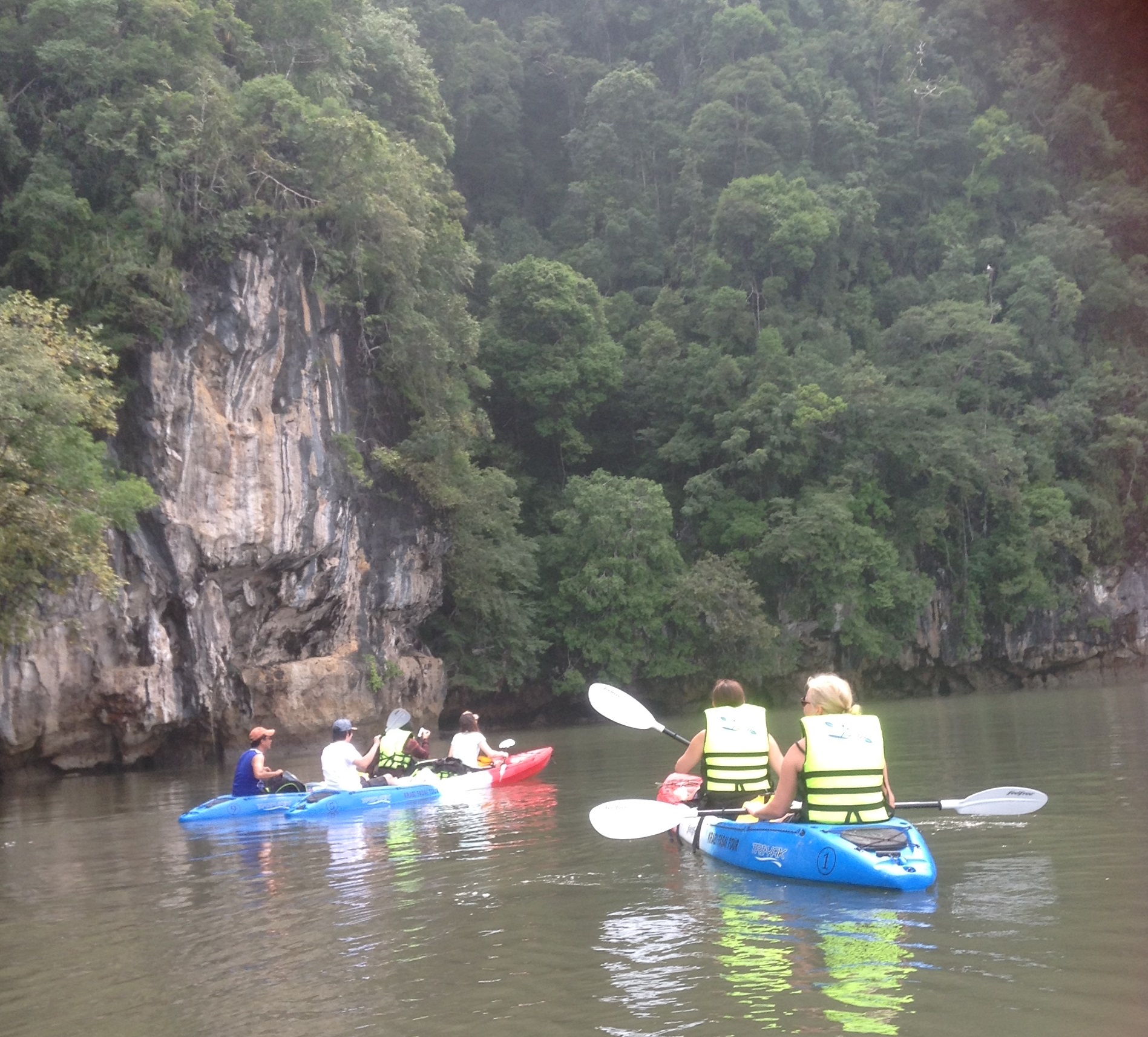 Kayaking in Thailand