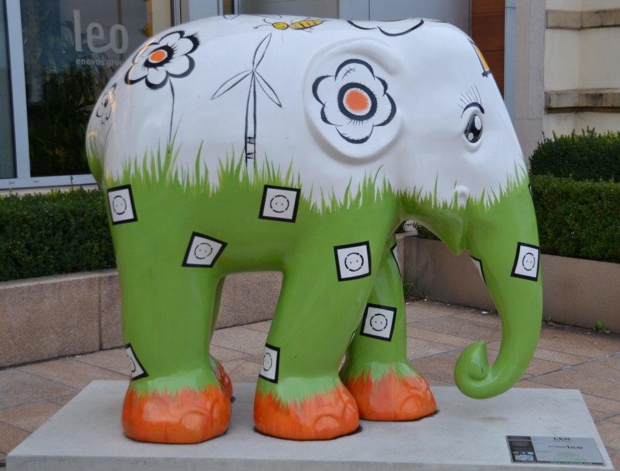 Luxembourg Elephant statue Luxembourg Elephant statue