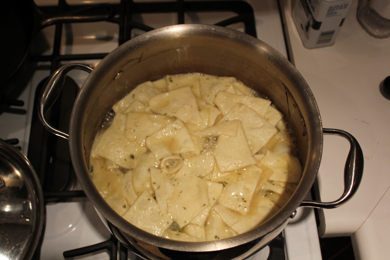 A pot full of pot pie (think "pie in a pot") A pot full of pot pie (think "pie in a pot")