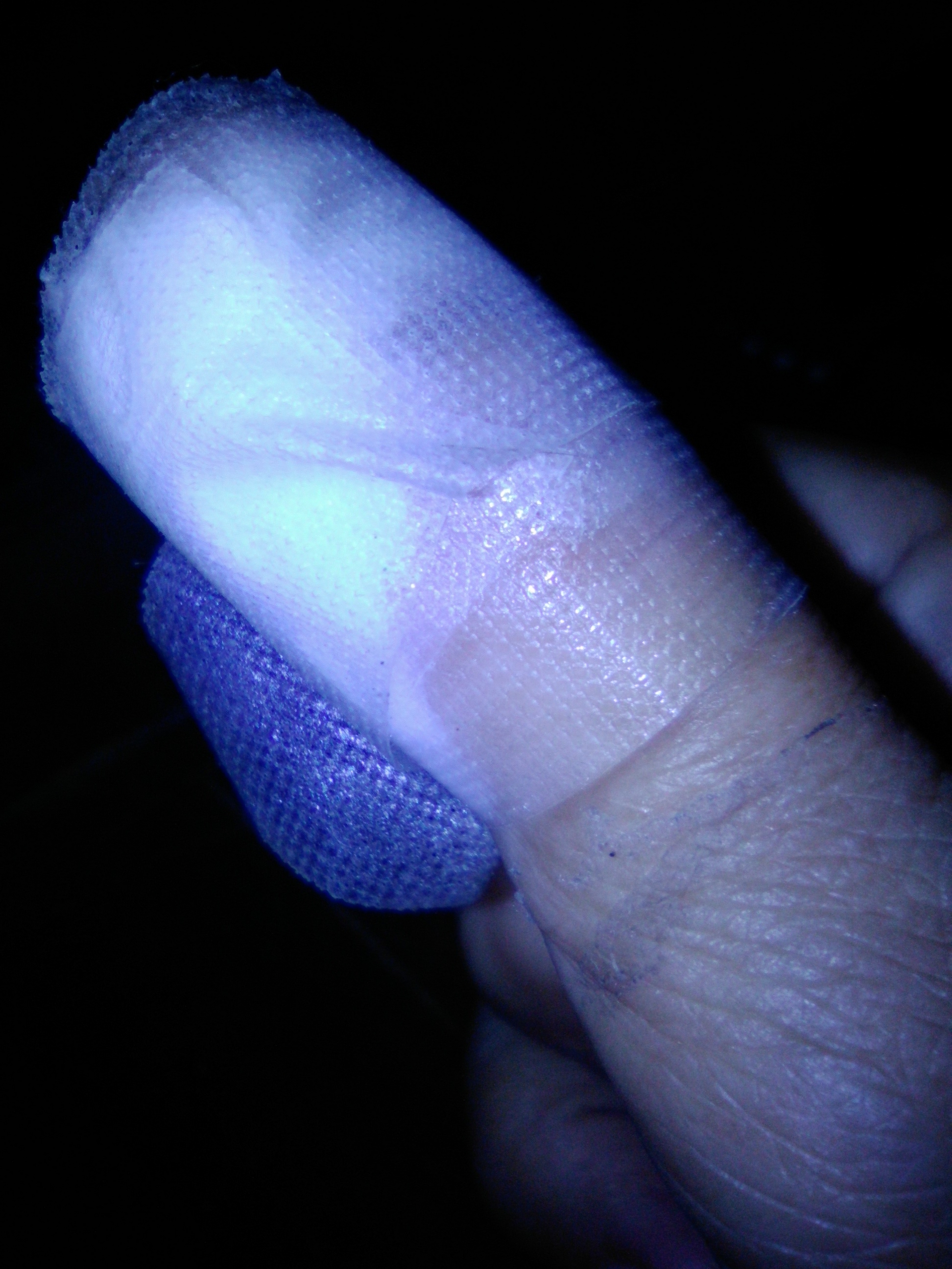 that is my right thumb, all right! that is my right thumb, all right!