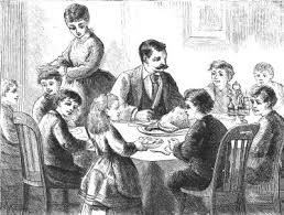 Thanksgiving past image from wikimedia via creative commons