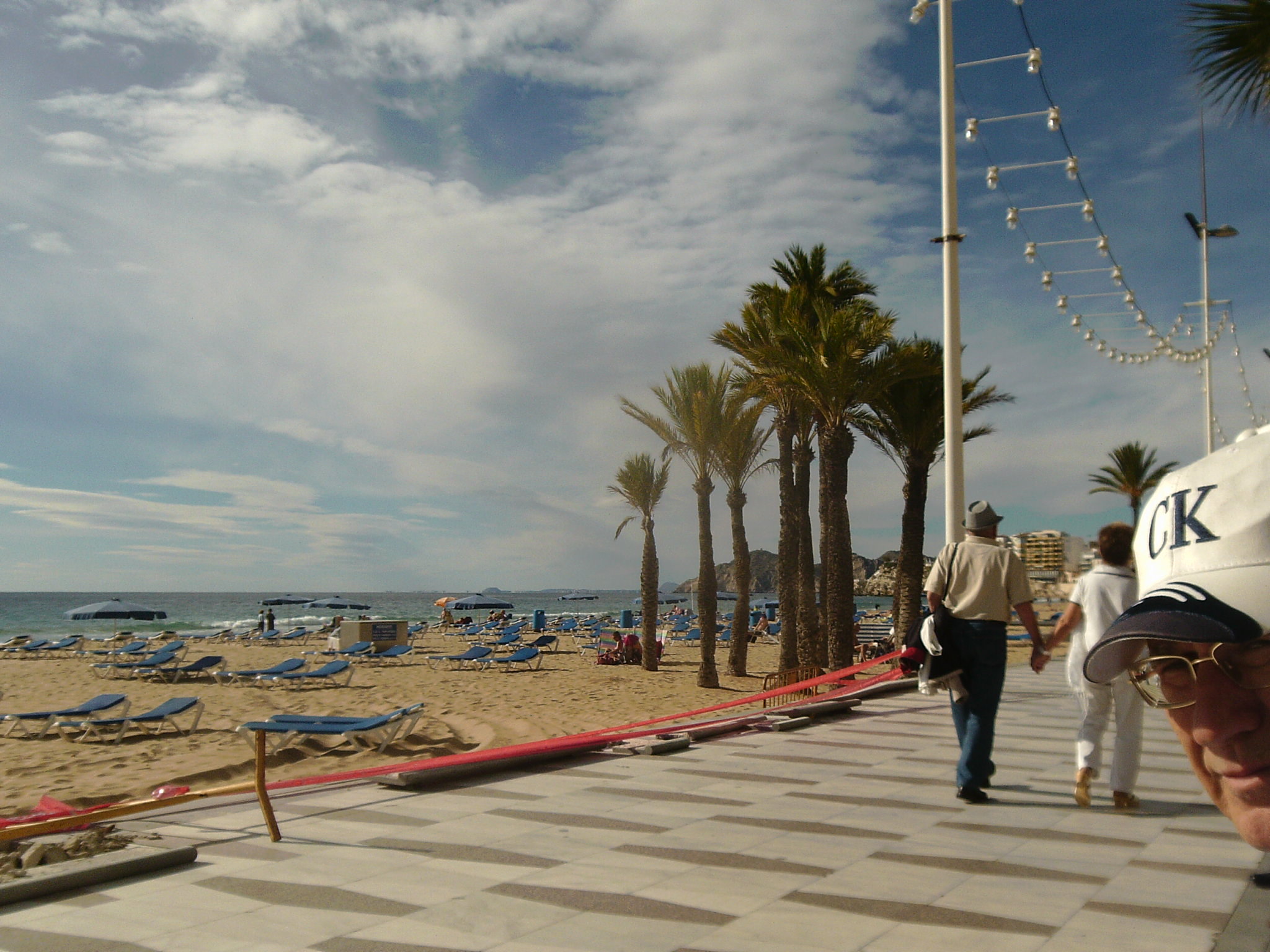 The promenade in Spain.