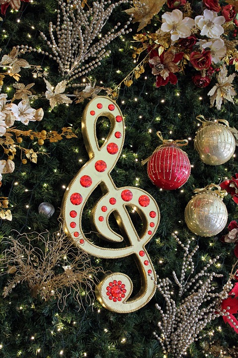 Christmas songs image from Pixabay