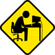 Checking all my e-mail.... - picture of a cartoon character bangin his head on the computer. E-mail is full.. What to do?