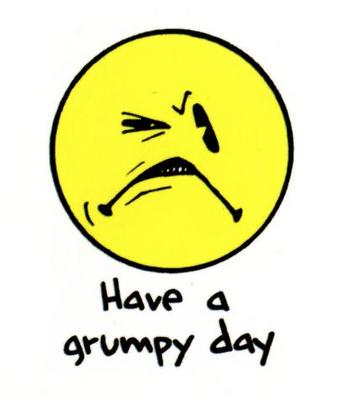 grumpy image from my photo file.Original from google image