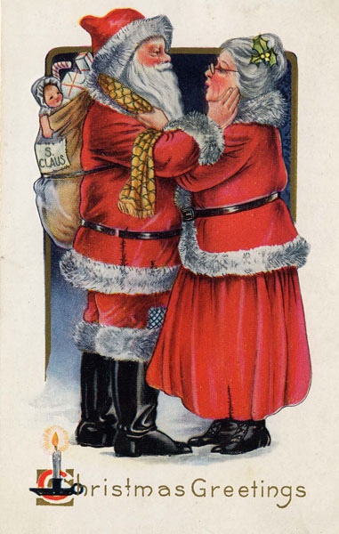 Mr and Mrs Santa Claus image from wikipedia via creative commons