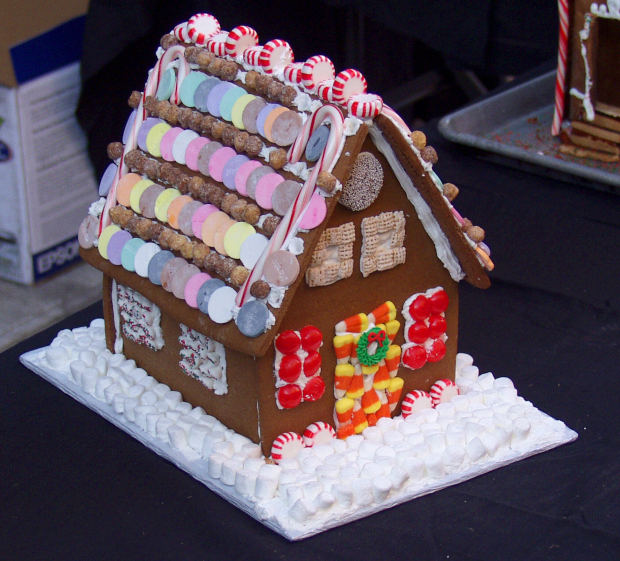A finished Gingerbread House
