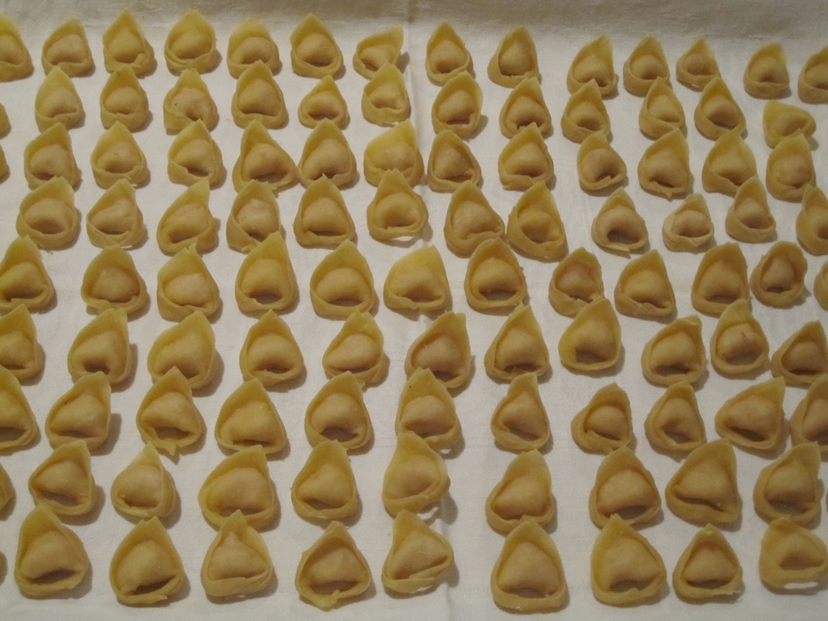 Homemade tortellini - photo by LadyDuck