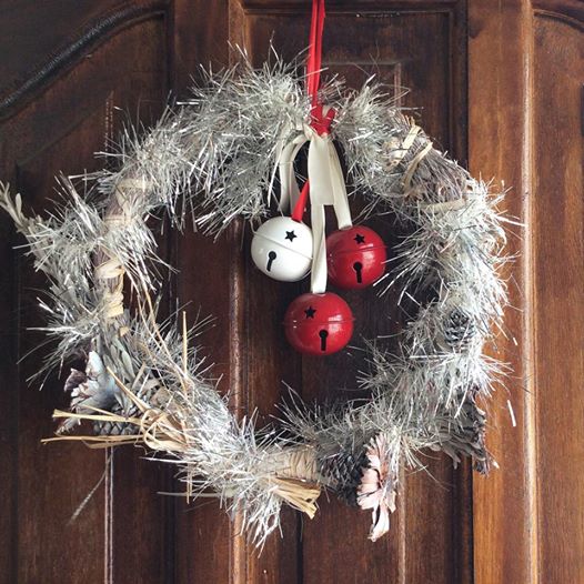 Tinsel from my front door. Tinsel from my front door.
