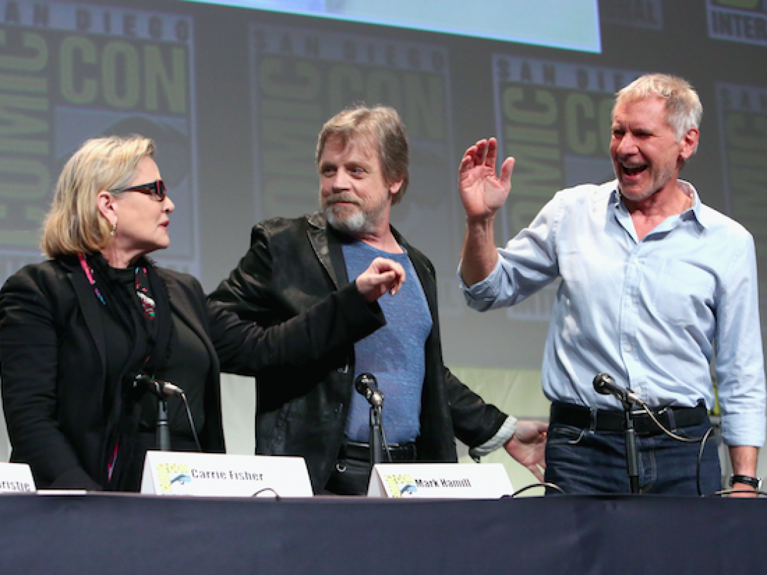 Harrison Ford, Mark Hamill, Carrie Fisher,  star war, movie