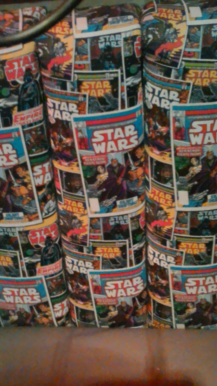 Photo taken by me – Star Wars Comics Seat Covers – FAB Café, Manchester