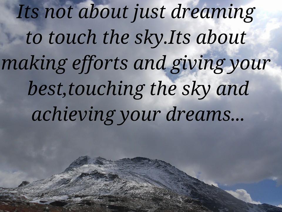 The path towards our dreams :)