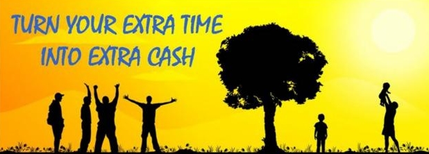 extra income, extra time, time, income, money