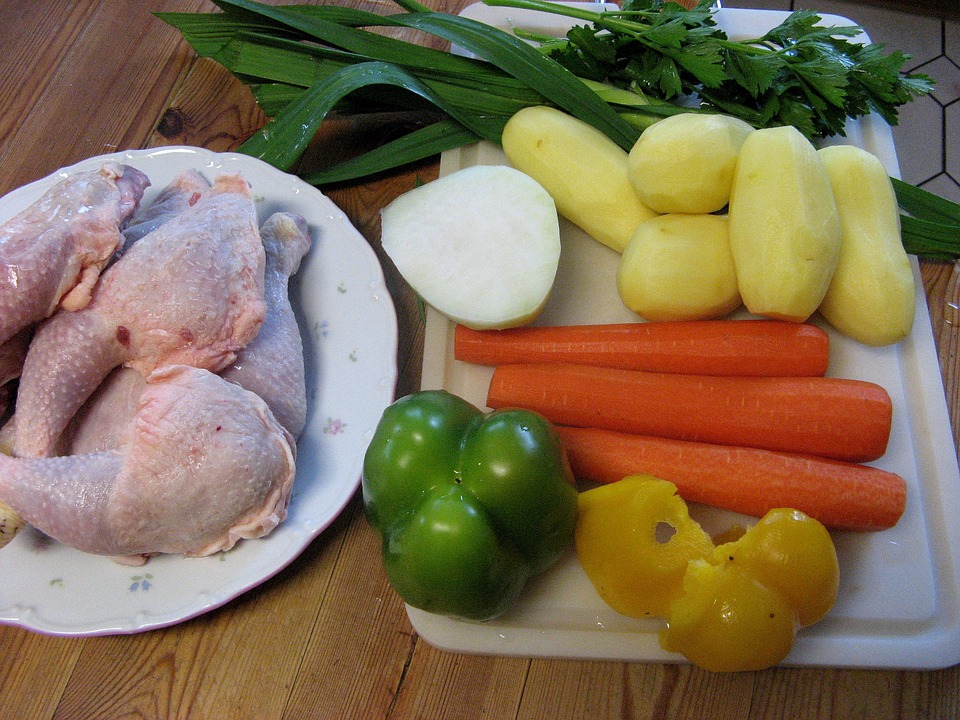 Chicken soup ingredients image from Pixabay