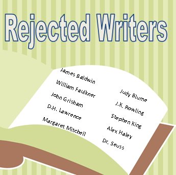 Rejected Authors image from Publishers and HazySue Rejected Authors image from Publishers and HazySue