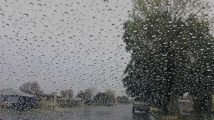 Droplets On Car Windshield Droplets On Car Windshield