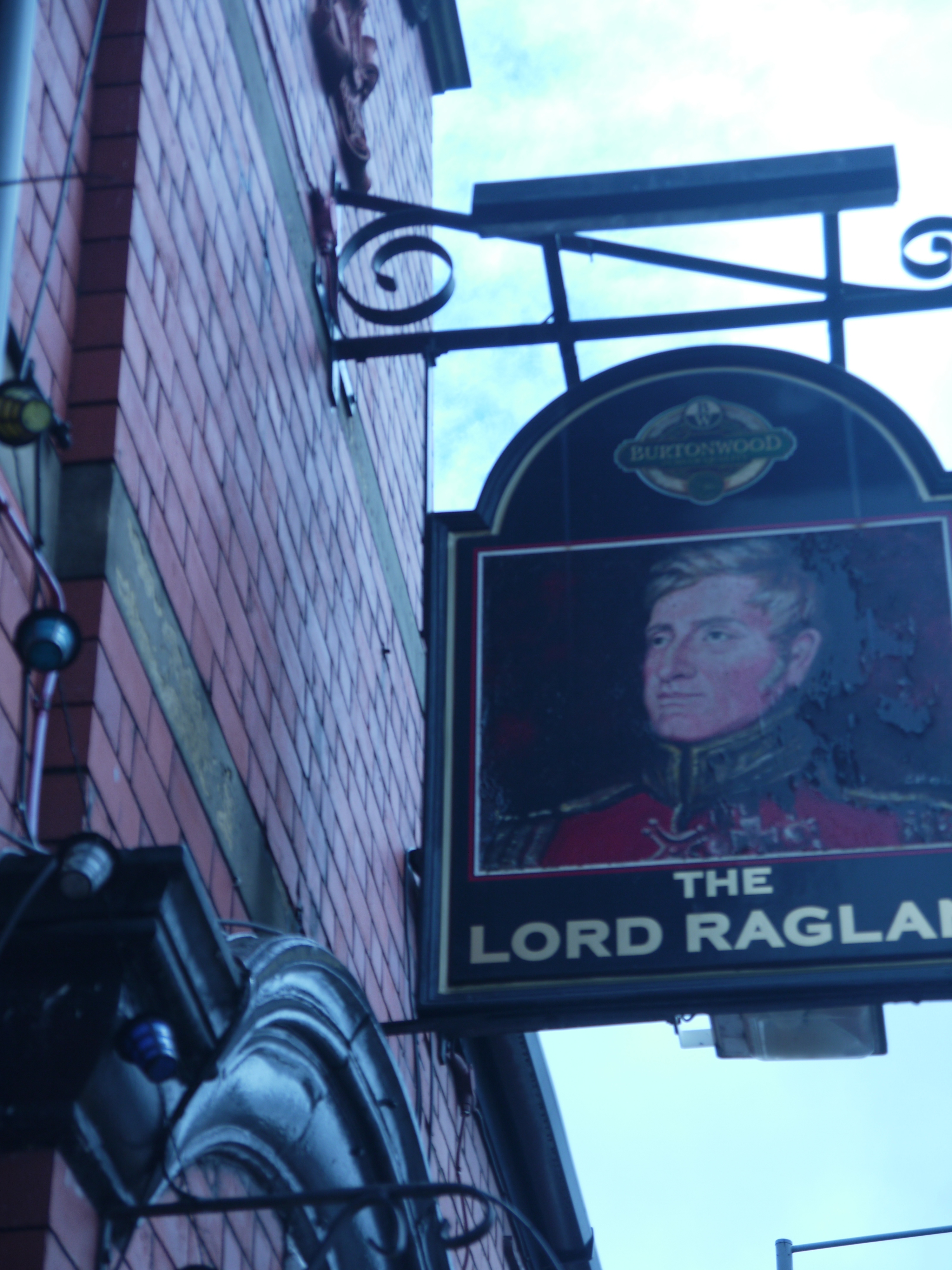 Photo taken by me – The Lord Raglan pub sign – Radcliffe, Manchester Photo taken by me – The Lord Raglan pub sign – Radcliffe, Manchester