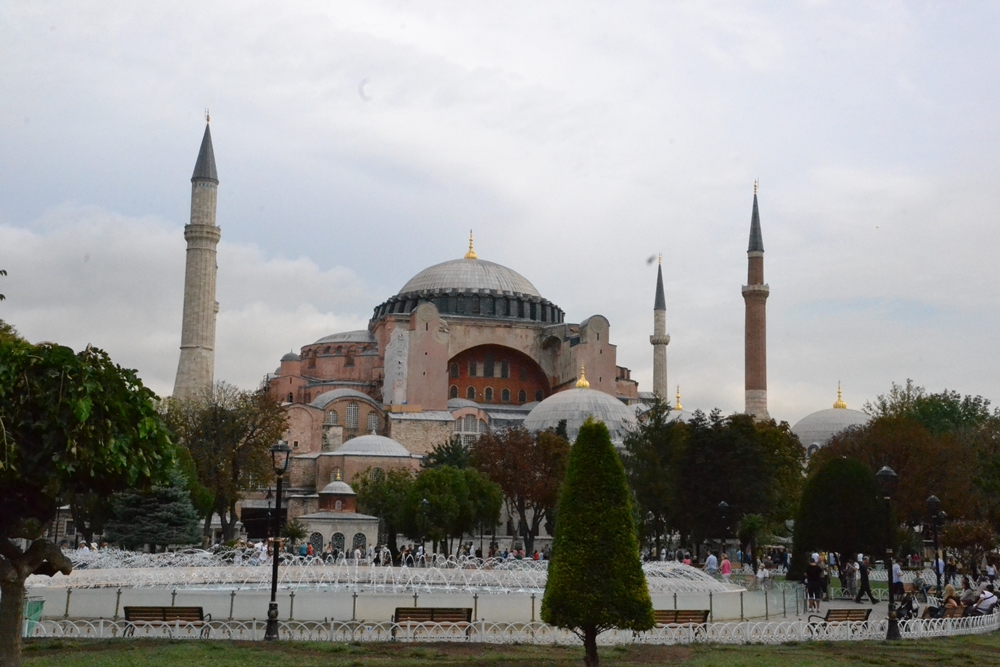 Hagia Sophia last year - at the spot that I was standing. 