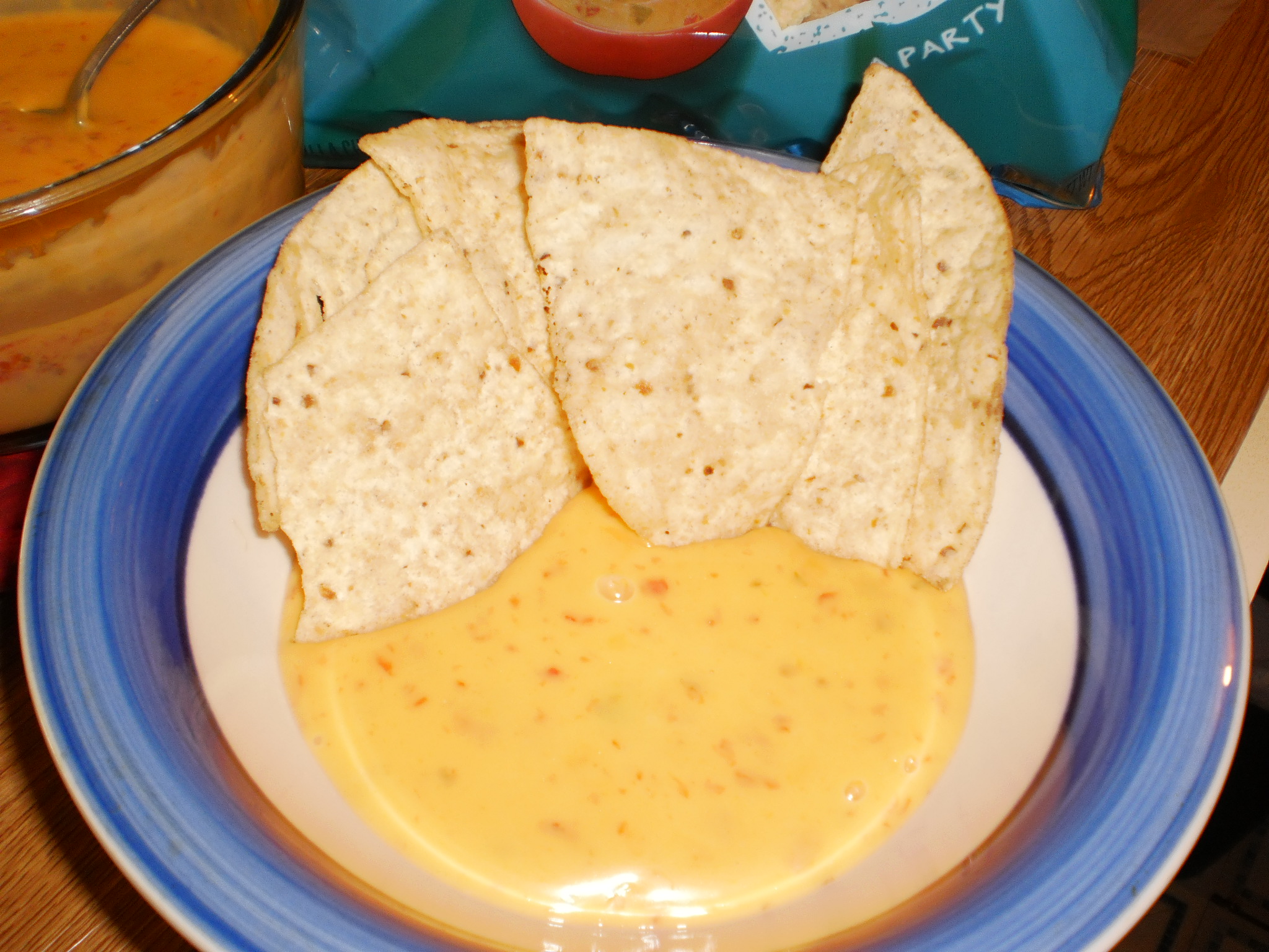 my velveeta cheese dip and tortilla chips my velveeta cheese dip and tortilla chips