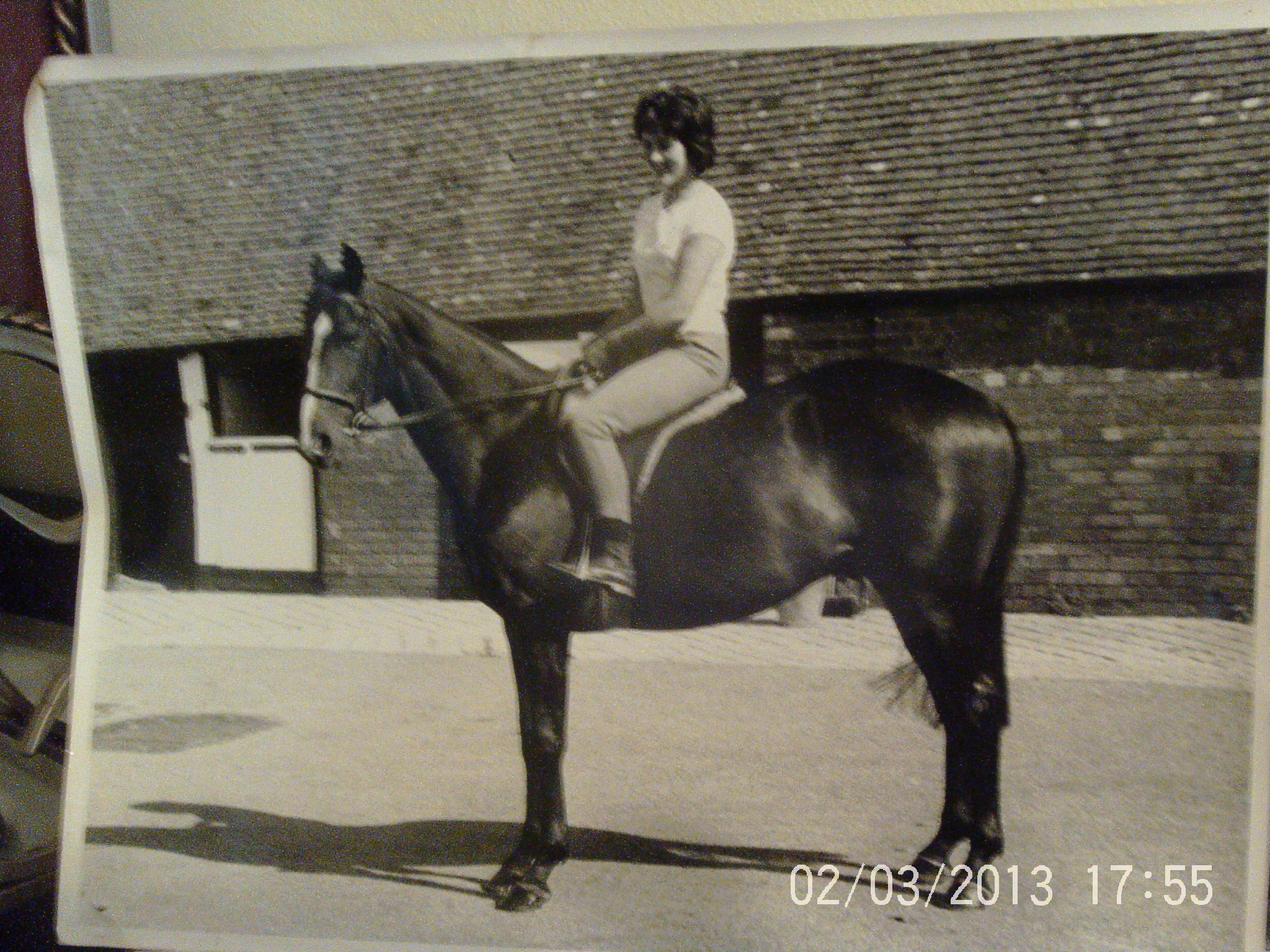 Me and horse a long time ago. Me and horse a long time ago.