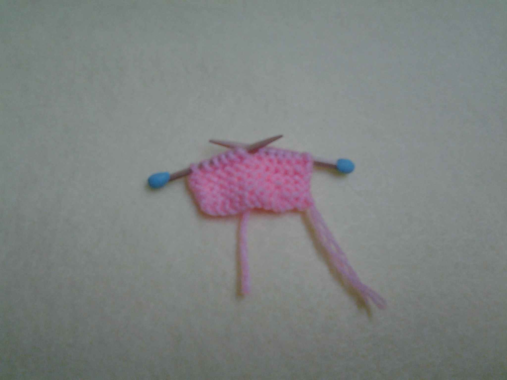 Knitting with toothpicks Knitting with toothpicks