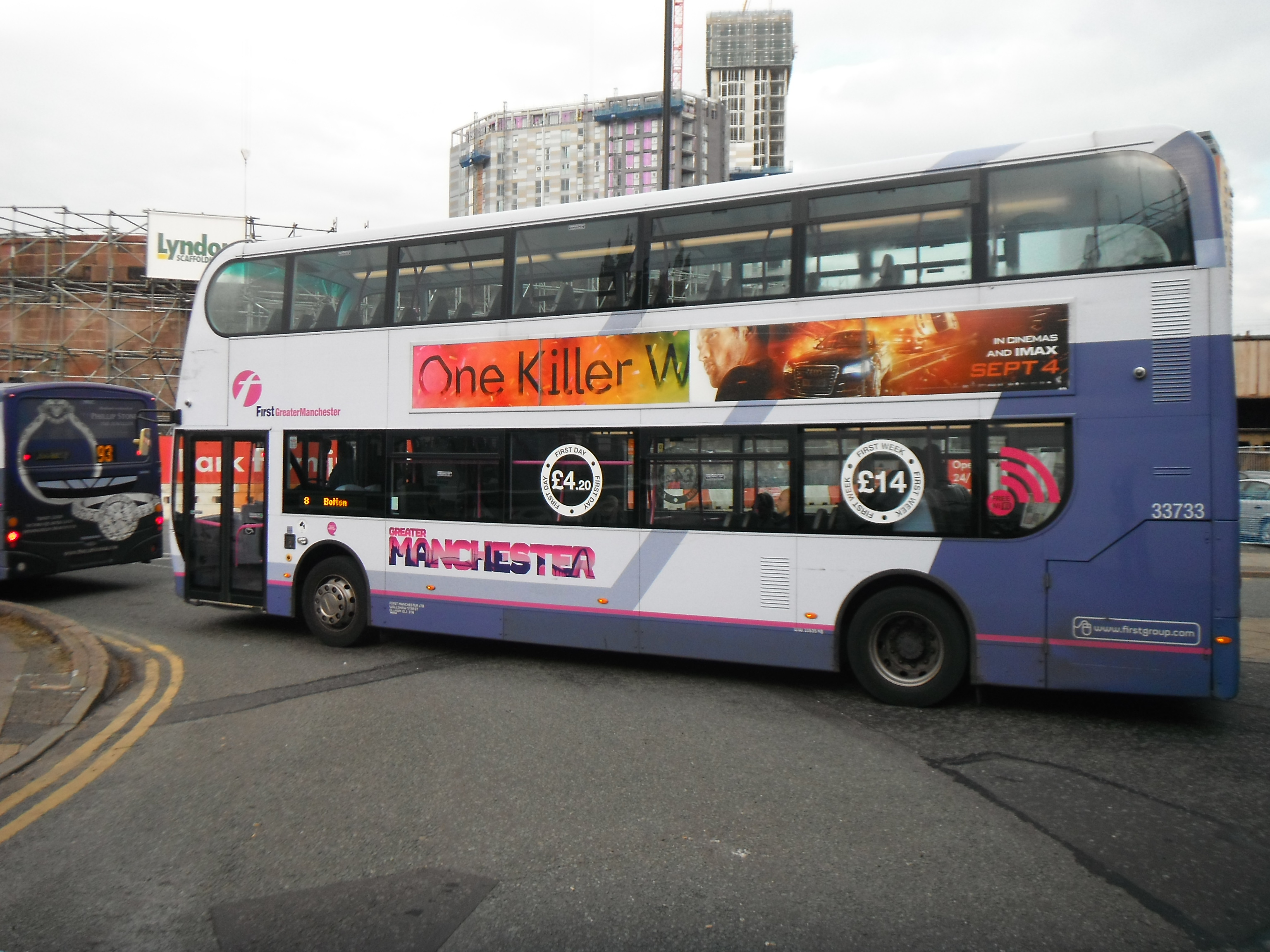 Photo taken by me – buses in Manchester Photo taken by me – buses in Manchester