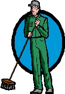 Janitor, from a royalty free collection Janitor, from a royalty free collection