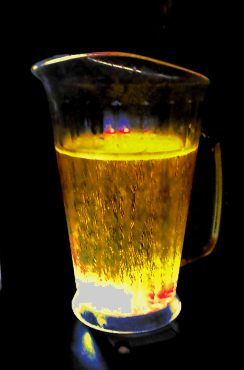 Beer Pitcher Impersonating Lava Lamp 
