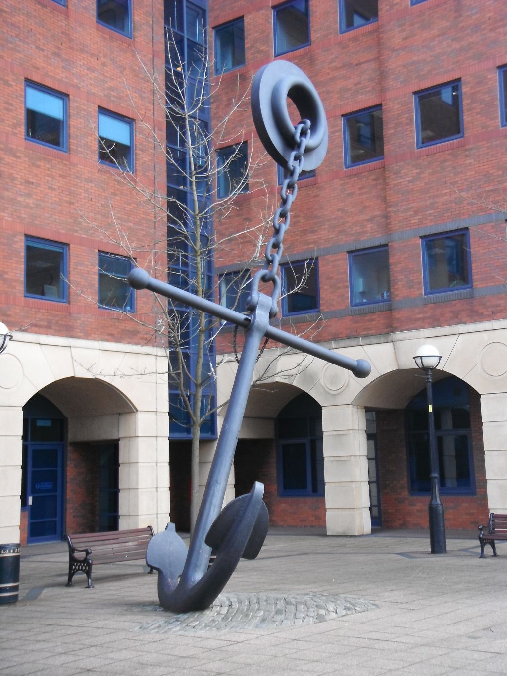 Photo taken by me – ship’s anchor - Salford Quays Photo taken by me – ship’s anchor - Salford Quays
