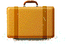 Animated suitcase