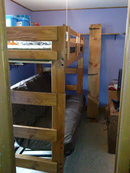 The new futon bunk bed